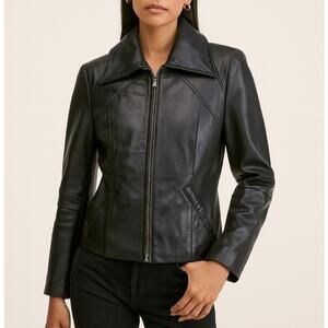 LNR La Nouvelle Renaissance Leather Jacket Black